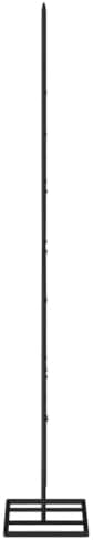 Metal Christmas Tree, Modern DIY Holiday Decor, Black, 49.2 in