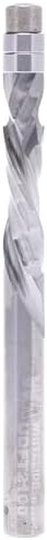 Whiteside UDFT2100 Spiral Up/Down Cut 2+2 Compression Flush Trim Router Bit: 1/4 Inch Cutting Diameter, 1/4 Inch Shank, 1 Inch Cutting Length, Double Bearing Guide