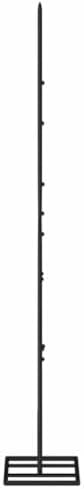 Metal Christmas Tree, DIY Xmas Decor Stand, Black, 35.4 in