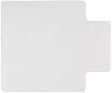 Staples Office Chair Mat, Clear, Hard Floors, 53x45 Inch, Textured