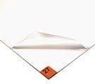 Disposable Cleanroom Adhesive Sticky Floor Mats, 36" x 45", Tacky Peel‑Off Mats, 30 Sheets, 4‑Pack, White