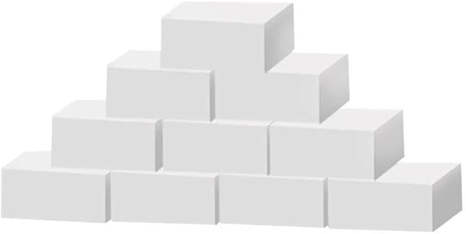 Melamine Eraser Sponges 100 Pack, Heavy Duty Non-Scratch Magic Cleaning Pads, Multi-Surface Cleaner for Bathroom Kitchen Tiles Glass Stainless Steel, 4.0x2.4x0.8 Inch, Lab-Tested