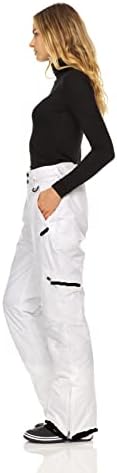 Women's Snow Ski Pants Water Resistant Softshell Insulated Flare for Snowboarding Hiking Winter Outdoor Pants