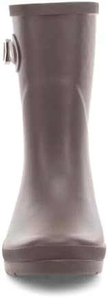 Chooka Women's Delridge Waterproof Mid Faux Fur Lined Pull-On Rain Boot