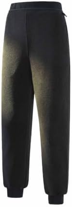 Xiaojmake Men's Baggy Snow Pants Zip Pocket Outdoor Winter Ski Trousers