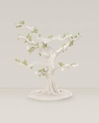 Lenox Ivory Porcelain Christmas Mini Ornament Display Tree Figurine 10"