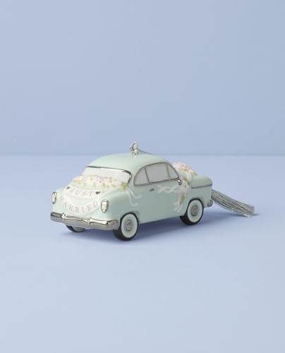 Lenox 2025 Just Married Vintage Car Christmas Hanging Ornament