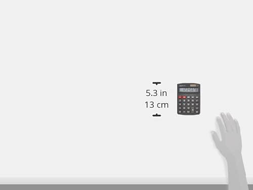 Amazon Basics LCD 8-Digit Desktop Calculator, Portable and Easy to Use, Black, 10-Pack