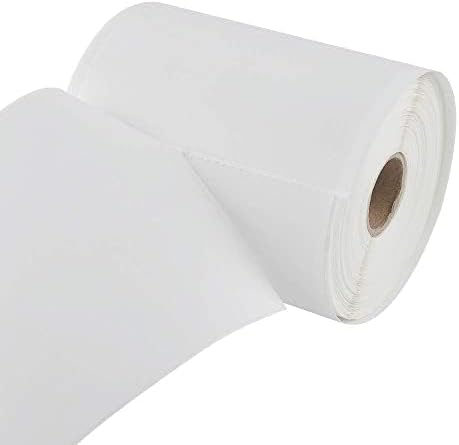 L LIKED 2500 PCS 4"x 6" Thermal Shipping Labels, White Perforated & Strong Adhesive Direct Thermal Labels (250 Labels/Roll), Compatible with Zebra, Rollo, Jadens, Nelko,10 Rolls