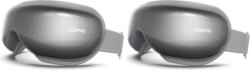 RENPHO Eyeris 1 Eye Massager with Heat, Birthday Gifts for Men and Women, FSA Eligible HSA, Smart Eye Mask for Head Tension and Screen Fatigue, Eye Strain (Pack of 2)