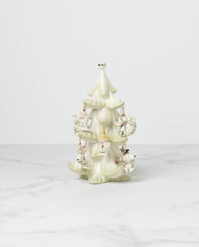 Lenox Peanuts Snoopy & Friends Christmas Mini Ornament Set & Tree, 11-Piece