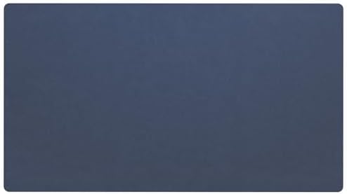 Nekmit Leather Desk Blotter Pad 36 x 20 Inches, Flat, Non-Slip, Waterproof, Blue