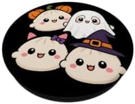 Squishy Dumpling Halloween Costume Kawaii PopSockets Adhesive PopGrip