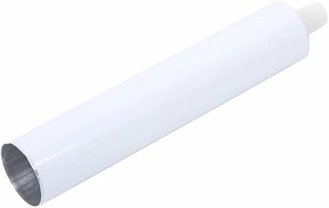 100PCS Empty Toothpaste Tubes, 100ml Aluminum Empty Squeeze Tube Reusable White Skincare Product Dispensing Tubes