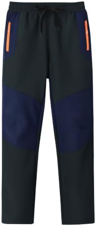 MoFiz Boys Snow Ski Pants Fleece Waterproof Winter Outdoor Hiking Pants