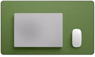 Jotsome Leather Desk Pad Mat, 24" x 14", Forest Green
