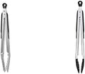 OXO Good Grips 12-Inch Stainless-Steel Locking Tongs, Multicolor & Good Grips 12-Inch Tongs With Nylon Heads,12 Inch,1 EA