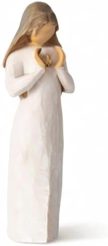 Willow Tree Ever Remember, A Flame Continues to Glow, Safe Within, A Gift to Express Sympathy, Comfort, Remembrance, Bereavement and Healing, Sculpted Hand-Painted Figure