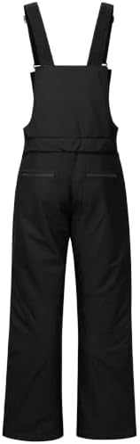 wantdo Womens Snow Bibs Warm Winter Ski Pants Outdoor Snowboarding Overalls