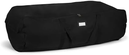 Covermates Christmas Tree Storage Bag, Fits 7.5 ft Trees, Black