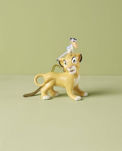Lenox 870659 Disney Simba & Zazu Ornament, Christmas