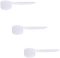 14.8cc Long Handle Measuring Scoop (1 Tablespoon / 1/2 oz / 14.8mL) - Heavy-Duty Plastic Spoon for Powders, Protein, Coffee, and Baking, 3-Pack