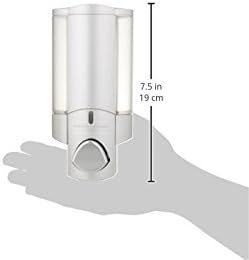 Better Living Products 76130-1, 1-Chamber, Satin Silver | 1 Chamber, Soap and Sanitizer Dispenser Pump, No Drill