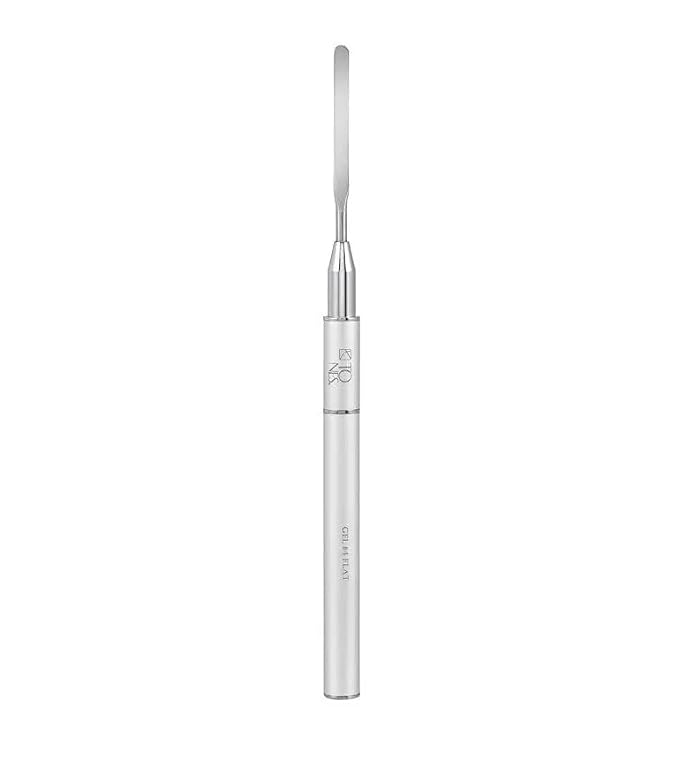Tones Twin Head Nail Art Gel Brush - Brush for Gel Nails - Ultra Precise Nail Sculpting and 3D Nail Art Brush for Gel (#4 Flat & Spatula)