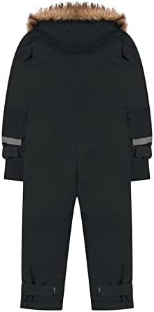 YRAETENM Snow Suit for Kids Boys Girls One Piece Snowsuit Girls and Boys Waterproof Insulated Winter Jumpsuit Coveralls