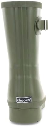 Chooka Women's Delridge Waterproof Mid Faux Fur Lined Pull-On Rain Boot