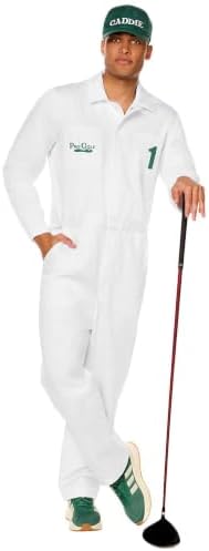 Spirit Halloween Adult Golf Caddie Jumpsuit Costume