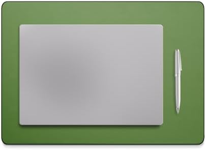 Jotsome Leather Desk Pad Mat, 17" x 12", Forest Green