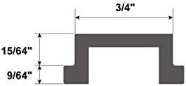 POWERTEC 71146 Miter T-Bar, 48-Inch, Grey (Pack of 2)