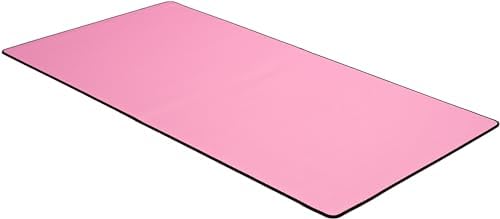 Gamer Boss - Gaming Mouse Pad - 48 x 24 Inches - 4mm Thick with Stitched Edges, Non-Slip Rubber Base, Premium Cloth Mousepad, Desk Mat for Laptop, Keyboard, Computer & PC (Mega, Pink)