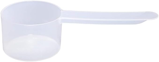32cc Long Handle Measuring Scoop (32mL) - Heavy-Duty Plastic Spoon for Powders, Protein, Coffee, and Baking, 1-Pack