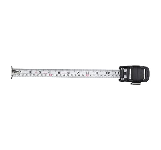 TAJIMA Tape Measure - 16ft/5m x 1in GS-Lock Measuring Tape with Dual Magnetic Power & Compatible Clip - GS-SC16/5MBW