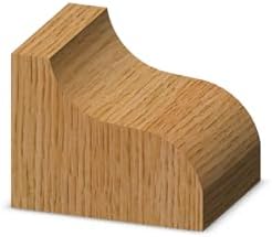 Whiteside 3296 Table Edge Traditional Router Bit: 1 Inch Profile Width, 2-1/2 Inch Large Diameter, 3/4 Inch Cutting Length, 1/2 Inch Shank, 2-1/2 Inch Overall Length, B3 Bearing