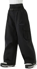 Mens Womens Snowbaord Pants 3L Baggy Snow Ski Pants