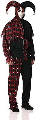 California Costumes Men's Sinister Jester Mardi Gras Carnival Costumes