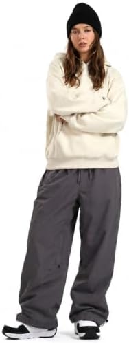 GSOU SNOW Mens Womens Baggy Snowboard Pants Loose Fit Ski Snow Pants
