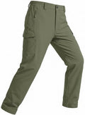 MAGCOMSEN Snow Pants for Men Fleece Lined Softshell Winter Men's Ski Pants