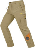 MAGCOMSEN Men's Ski Snow Pants Waterproof Fleece Lined Winter Hiking Pants