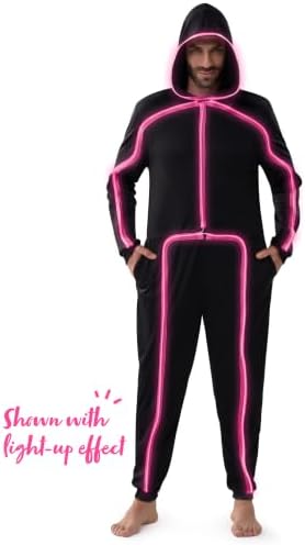 Spooktacular Creations Halloween Costume Adult Glow in the Dark Costume Men