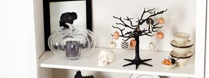 Lenox Pumpkin 10-Piece Mini Porcelain Halloween Hanging Ornament Set