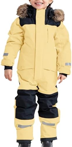Snow Suit for Kids Boys Girls One Piece Winter Toddler Snowsuit