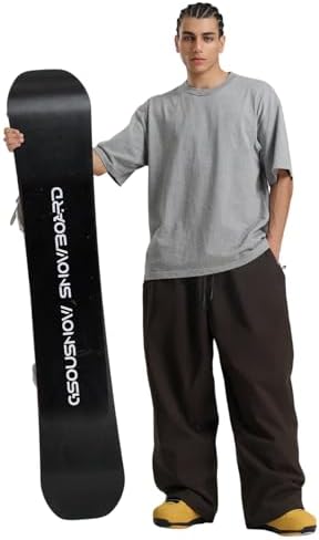 GSOU SNOW Mens Womens Snow Pants Baggy Snowboard Ski Pants 15K Waterproof
