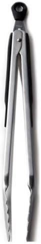 OXO Good Grips 12-Inch Stainless-Steel Locking Tongs, Multicolor & Good Grips 12-Inch Tongs With Nylon Heads,12 Inch,1 EA