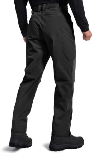 FREE SOLDIER Men's Waterproof Ski Pants Winter Thermal Pants