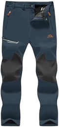 MAGCOMSEN Men's Snow Ski Winter Pants Waterproof Hiking Fleece Lined Pants
