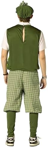 Rasta Imposta Old Tyme Golfer Costume, Green, Men's Size 38-44